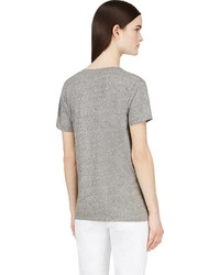 Current/Elliott Grey V Neck T Shirt