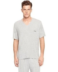 Hugo Boss T Shirt Modal V Neck T Shirt M Grey