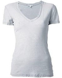 James Perse Twisted V Neck T Shirt