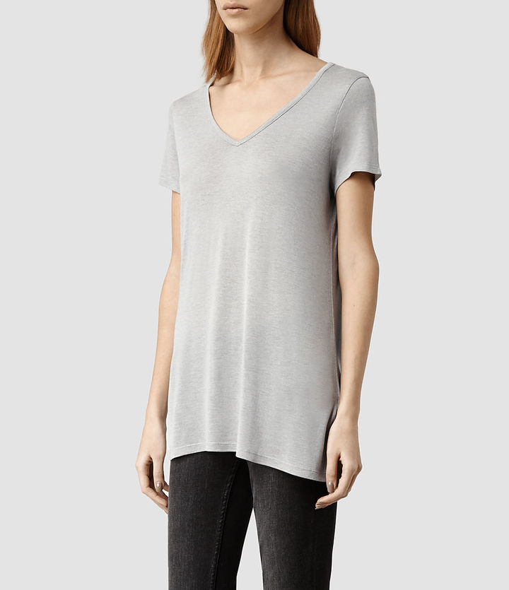 all saints malin silk tee