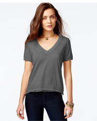 Free People Pearls V Neck T Shirt