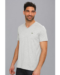 Lacoste Solid V Neck Tee 2 Pack