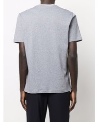 Brunello Cucinelli Striped V Neck T Shirt