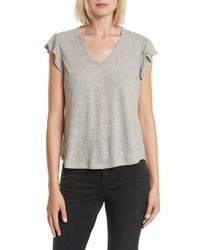 La Vie Rebecca Taylor Washed Texture Jersey Tee
