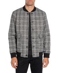 Calibrate Button Front Bomber Jacket