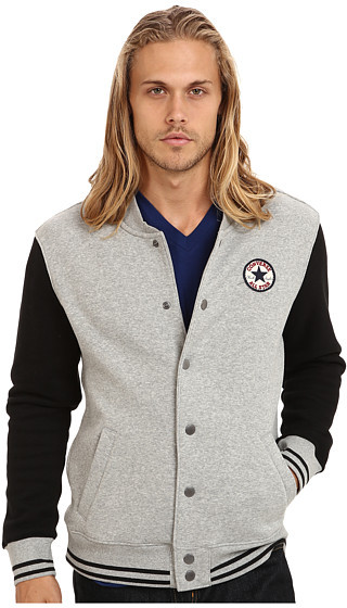 men's grey converse jacket