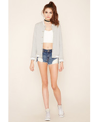 Forever 21 Snap Buttoned Varsity Jacket