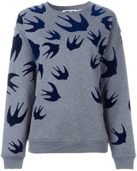 Grey Velvet Sweater