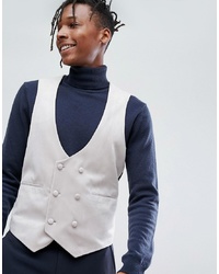 Grey Velvet Waistcoat