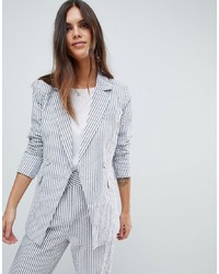 Y.a.s Stripe Summer Double Breasted Blazer Co Ord