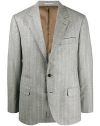 Brunello Cucinelli Striped Single Breasted Blazer