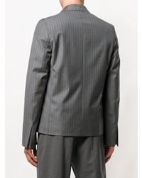 Off-White Fitted Pinstripe Jacket