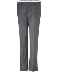 Paul Smith Ps By Grey Striped Wool Peak Pants