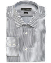 Vince Camuto Fitted Striped Dress Shirt