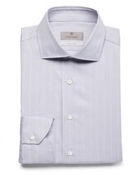 Canali Impeccabile Dress Shirt In Light Grey At Nordstrom