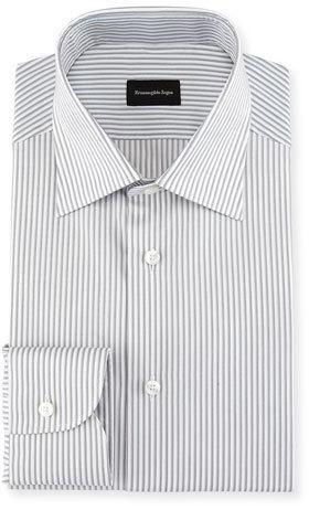 Stripe Accent Monogram Shirt Dress - Men - OBSOLETES DO NOT TOUCH