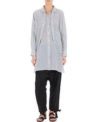 Yohji Yamamoto Regulation Oxford Cloth Shirt Grey