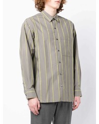 Rito Structure Striped Button Down Shirt