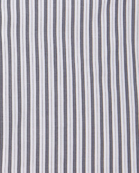 Kiton Striped Woven Dress Shirt Grayolive