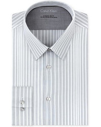 Calvin Klein X Extra Slim Mercury Grey Stripe Dress Shirt