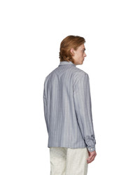 Sunnei Grey Stripes Regular Shirt