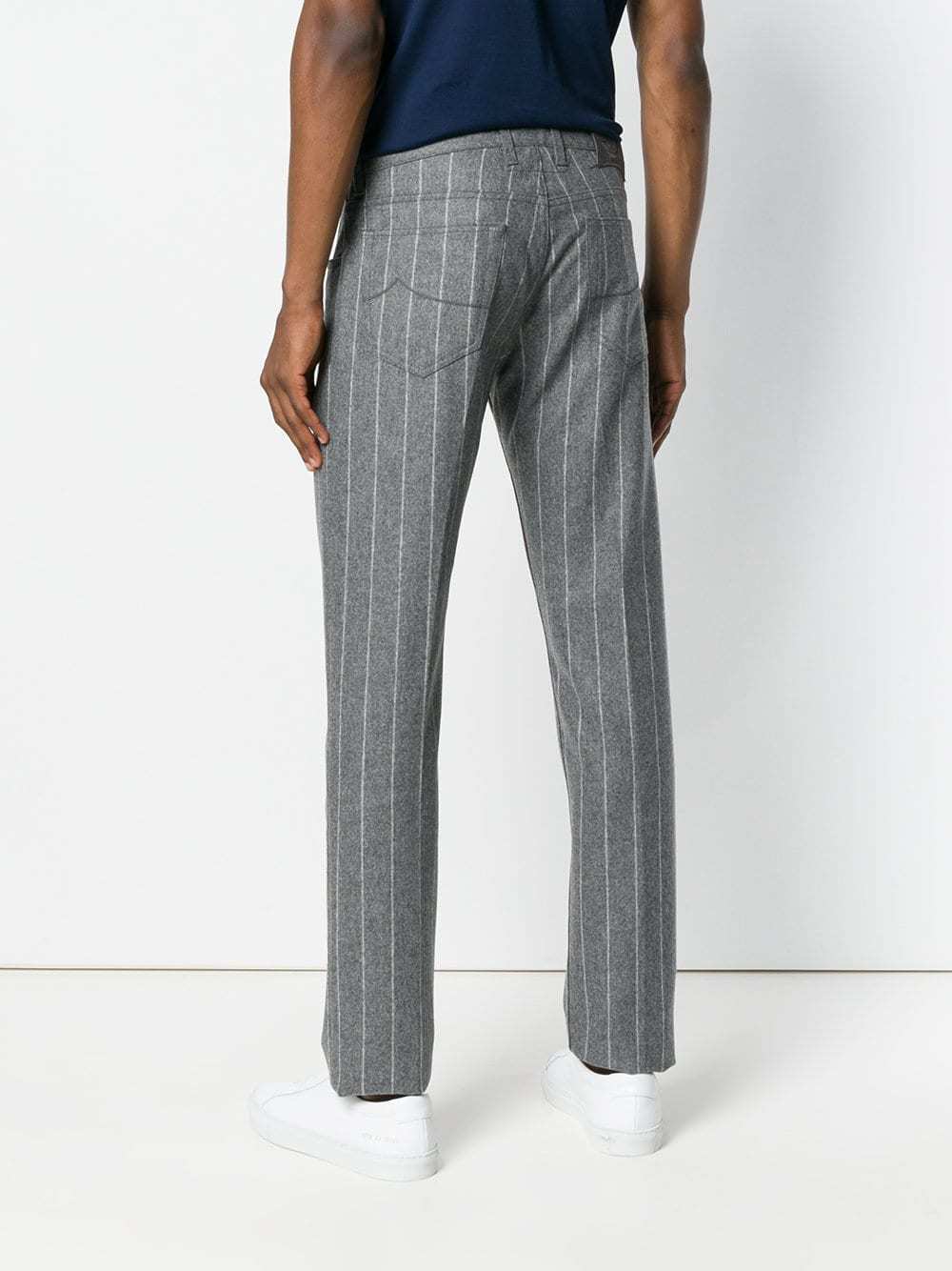 Grey deals striped jeans