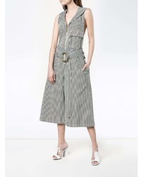 Chloé Pinstriped Dungaree Jumpsuit