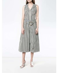 Chloé Pinstriped Dungaree Jumpsuit