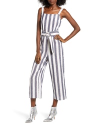 The Fifth Label Stripe Crop Jumpsuit