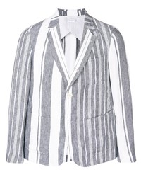 Thom Browne Striped Linen Sack Sport Coat