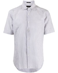 D'urban Striped Button Up Linen Shirt