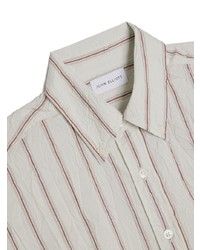 John Elliott Crinkled Effect Striped Shirt