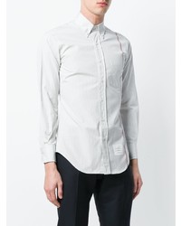 Thom Browne Left Center Stripe Classic University Stripe Long Sleeve Oxford Shirt