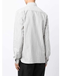 Fred Perry Logo Embroidered Striped Cotton Shirt