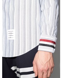 Thom Browne Rwb Cuffs Stripe Shirt