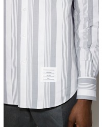Thom Browne Rwb Stripe Seersucker Shirt