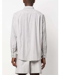 Studio Nicholson Santo Pinstriped Cotton Shirt