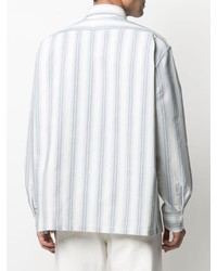Acne Studios Spread Collar Striped Shirt