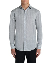 Bugatchi Stripe Button Up Shirt