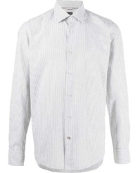 BOSS Stripe Print Button Up Shirt