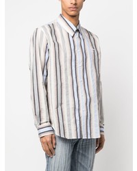 Martine Rose Striped Button Front Shirt