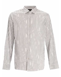 Emporio Armani Striped Button Up Shirt