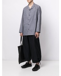 Yohji Yamamoto Striped Long Sleeve Shirt