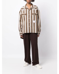Maison Mihara Yasuhiro Striped Long Sleeve Shirt