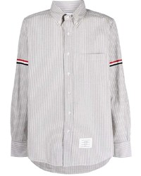 Thom Browne Vertical Stripe Long Sleeve Shirt