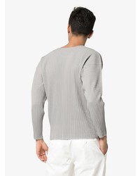 Homme Plissé Issey Miyake Pleated Long Sleeved T Shirt