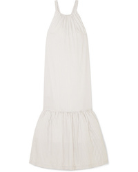 3.1 Phillip Lim Tiered Striped Cotton Blend Maxi Dress