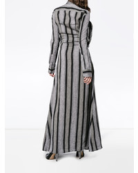 Y/Project Y Project Striped Linen Maxi Dress