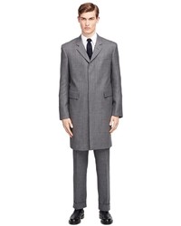 Brooks Brothers Stripe Chesterfield Coat
