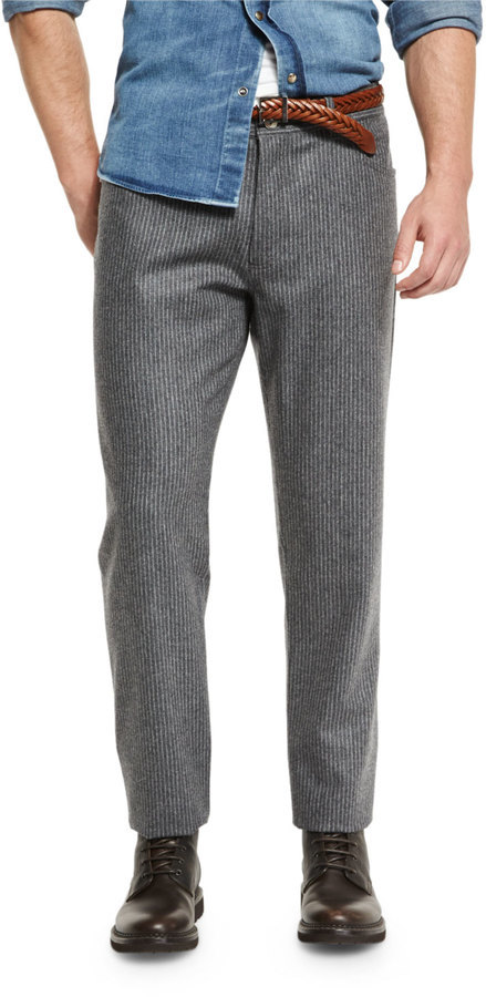 Ryan Seacrest Mens Chalk Stripe Dress Pants Slacks, Blue, 30W x 32L at  Amazon Men's Clothing store